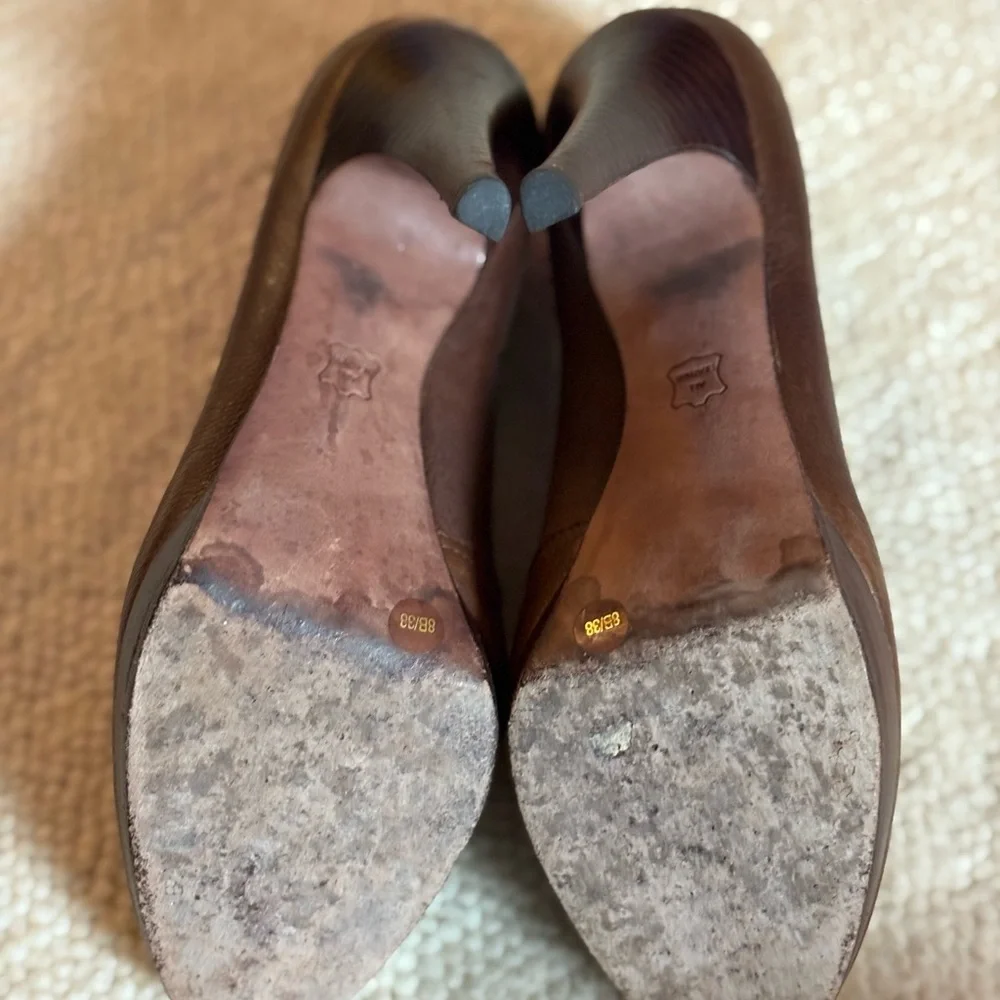 BCBGMaxAzria Brown Booties with Stiletto Design - Picture 7 of 12